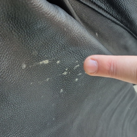 FIRST Classics Leather Gear Motorcycle Moto Black Mens 7XL Zip Jacket RARE SIZE - Picture 7 of 14